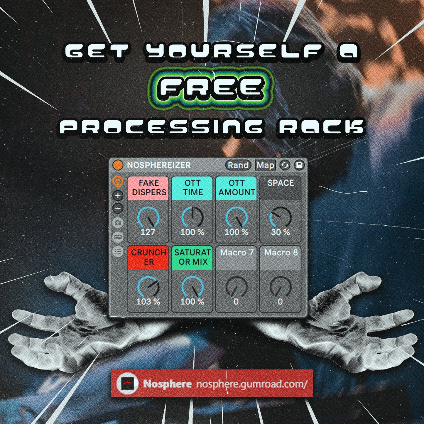 NOSPHEREIZER BASS PROCESSING RACK FOR ABLETON (FREE)