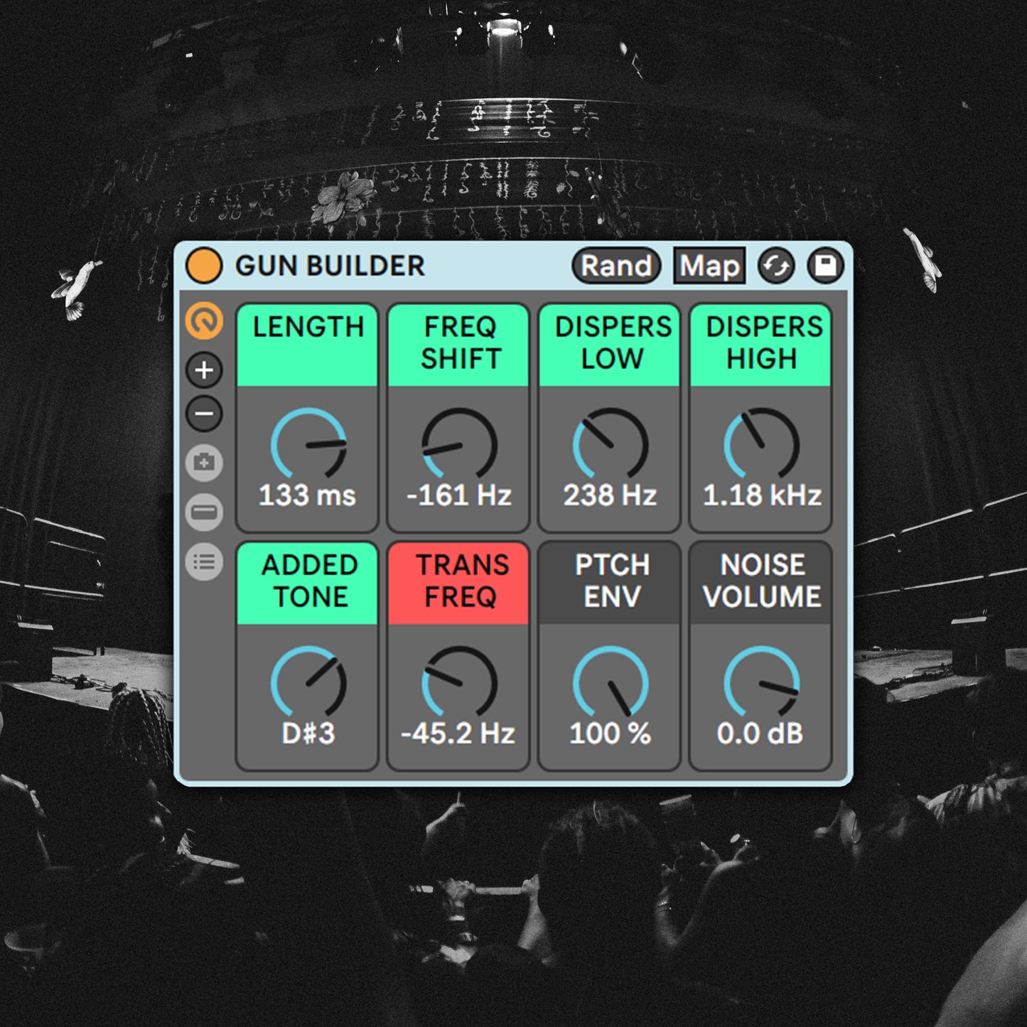 GUN BASS BUILDER INSTRUMENT RACK